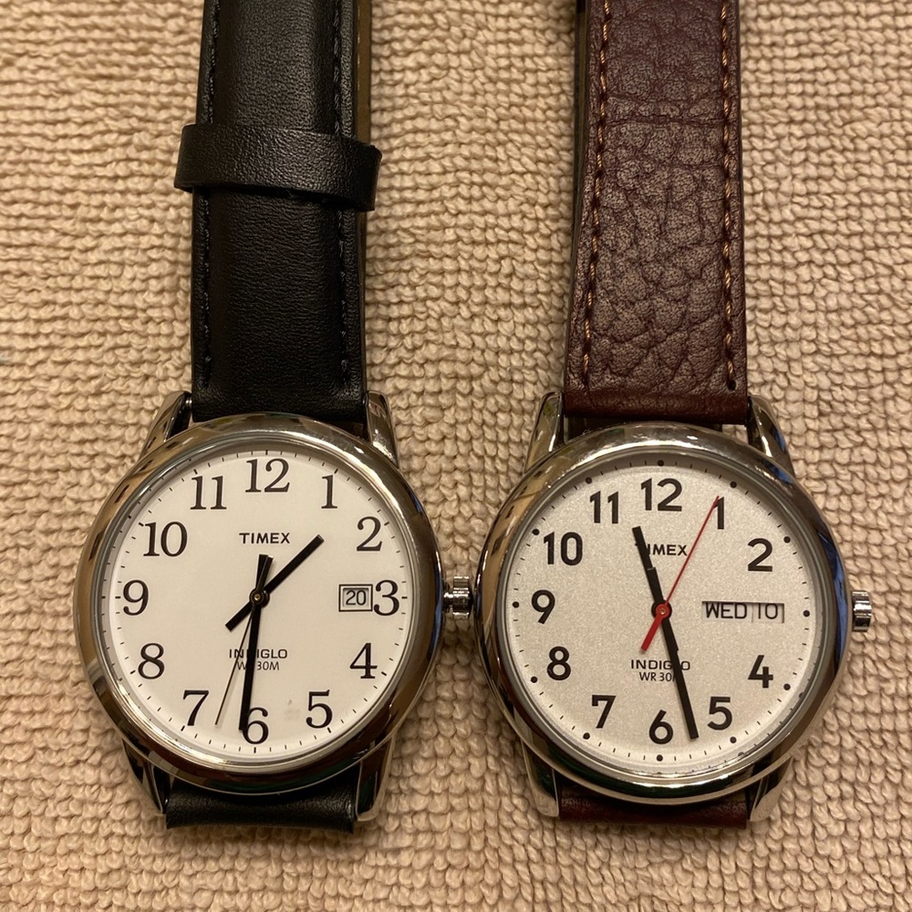 Men’s Casual Timex 35mm watch in Black and Brown